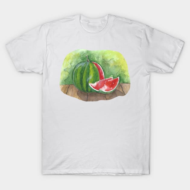 Watermelon T-Shirt by Keen_On_Colors